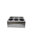Organizador De Cubiertos Acero Inox 6 Compartimientos. UP6
