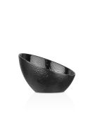 BOWL MELAMINA BORDE CASCADA NEGRO 16 X 16.5 CM LINEA TILDA