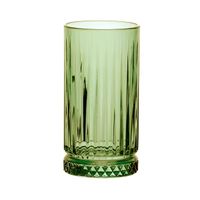 SET DE 4 VASOS REFRESCO ALTO 435 CC VERDE LINEA ELYSIA