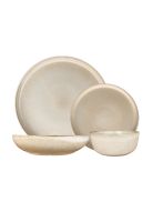 Set Vajilla 24 Piezas Cerámica Beige Linea Oslo