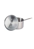 CAZO ALTO ACERO. INOX C/TAPA Y FONDO DIFUSOR 13 lts