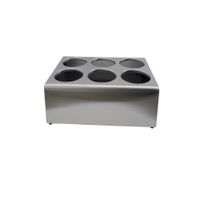 ORGANIZADOR DE CUBIERTOS ACERO INOX 6 COMPARTIMIENTOS. JW6