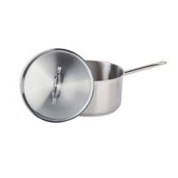 Cazo Alto Acero Inoxidable Con Tapa Y Fondo Difusor 2 Litros