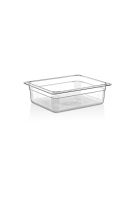 CONTENEDOR POLICARBONATO TRANSPARENTE 1/2x10 cms