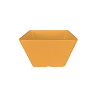 SET DE 6 POCILLOS CÓNICO CUADRADO AMARILLO 11 CM