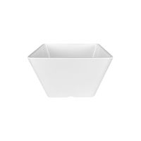 SET DE 6 POCILLOS CÓNICO CUADRADO BLANCO 11 CM