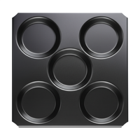 Bandeja Gn 2/3 5 Huevos Antiadherente