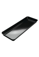 BANDEJA FIBRA DE VIDRIO NEGRA 26.5x76.2x5.1CM