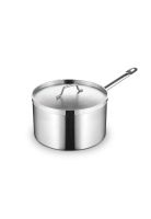 CAZO ALTO ACERO. INOX C/TAPA Y FONDO DIFUSOR 6 lts