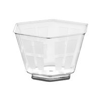 SET DE 100 ENVASES HEXAGONAL POLIESTIRENO MODELO COPPETTE SP