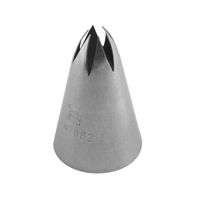 BOQUILLA ESTRELLA 6P ACERO INOXIDABLE Ø13XØ25X40 MM