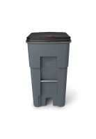 CONTENEDOR BASURA C/RUEDA 246 Lts. GRIS