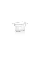 CONTENEDOR POLICARBONATO TRANSPARENTE 1/9x10 cms