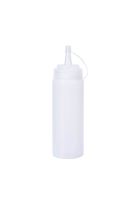 Set De 3 BOTELLA DISPENSADORA SALSA GRADUADA TRANSPARENTE 350ML