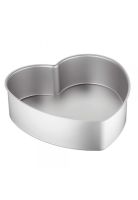 MOLDE CORAZON ALUMINIO DESMONTABLE 19X18X6CM