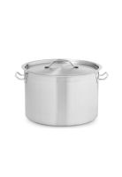 OLLA CON TAPA ACERO INOX CAPAC. 24 lts