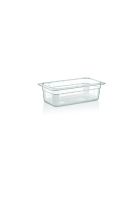 CONTENEDOR POLICARBONATO TRANSPARENTE GN 1/3x10 cms