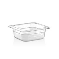 CONTENEDOR GN POLICARBONATO TRANSPARENTE 1/6X10 CM