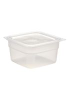 RECIPIENTE GRADUADO CUADRADO POLIPROPILENO  0.5 LT CON TAPA