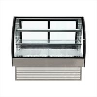 VITRINA PASTELERA CURVA LINEA MARKET 1200X700X1200 NORKALT