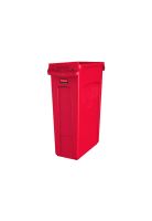 Basurero Slim Jim Ventilado Rojo