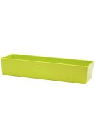 RECIPIENTE VERDE LIMA 38X12X3.8CM.