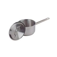 CAZO ALTO ACERO INOXIDABLE CON TAPA Y FONDO DIFUSOR 2.8 LITROS