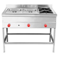 BAÑO MARIA 2 DEPÓSITOS + 2 QUEMADORES GLP VOLTER