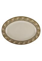 PLATO MOSAICO OVALADO 21 X 15 IN.