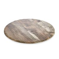 Tabla / Plato De Pizza Melamina Color Madera 35 Cm