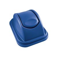 Tapa Basurero Reciclaje 39 Lts. Azul New