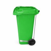 BASURERO CON PEDAL 240 LT. COLOR VERDE