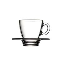 SET DE 6 TAZAS DE TE CON PLATILLO 215 CC. LINEA AQUA