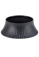 PEDESTAL PLATO TORTA NEGRO