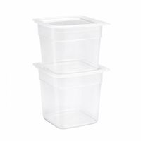 RECIPIENTE GRADUADO CUADRADO POLIPROPILENO 1 LTS CON TAPA