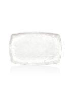PLATO MELAMINA RECTANGULAR BLANCO 23.5 X 37 CM LINEA CARRE