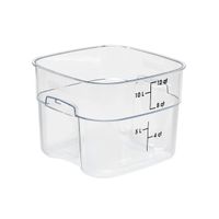 RECIPIENTE GRADUADO CUADRADO POLICARBONATO 12 LITROS