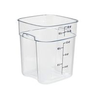 RECIPIENTE GRADUADO CUADRADO POLICARBONATO 18 LITROS