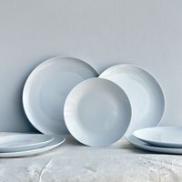Set de Platos Porcelana Principal 27 Cm Coupe Línea Padua
