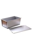 Molde De Pan Aluminio Con Tapa 37X12X13 Cm