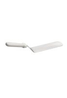 ESPATULA PLANCHA CURVA SOLIDA MANGO BLANCO 38 CM