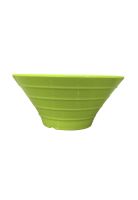 Set De 2 Bowl Redondo Melamina 20 Cm. Verde