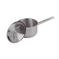 CAZO ALTO ACERO INOXIDABLE CON TAPA Y FONDO DIFUSOR 5 LITROS