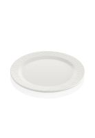 PLATO MELAMINA BLANCO 26 CM LINEA KPLUS