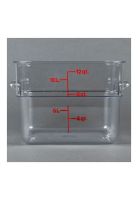 RECIPIENTE POLICARBONATO CUADRADO