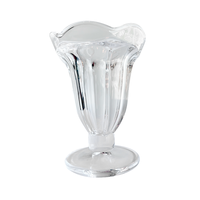 SET 2 COPAS HELADO TULIPA VIDRIO 190 ML