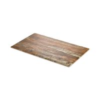 TABLA EXHIBICIÓN MELAMINA RECTANGULAR COLOR MADERA 32X53X1 CM LÍNEA SIERRA