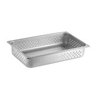 CONTENEDOR GASTRONOMICO ACERO INOXIDABLE PERFORADO GN 1/1 X 10 CM