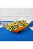 BOWL ONDEADO NARANJO MED. 27x41 cm