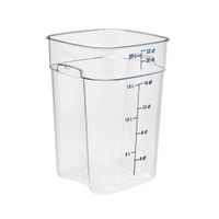 RECIPIENTE GRADUADO CUADRADO POLICARBONATO 22 LITROS